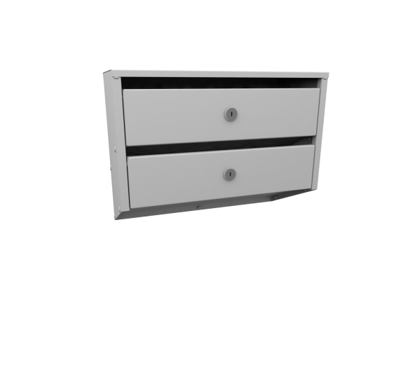 2-х секционный почтовый ящик «Сигма»